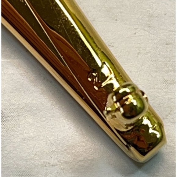 Swarovski Crystal Memories Lily Brooch Flower Pin Gold Tone Swan Signed - Picture 5 of 8